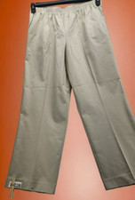 Alfred Dunner Size 14 Proportioned Short Pull On Pants Stone   P028