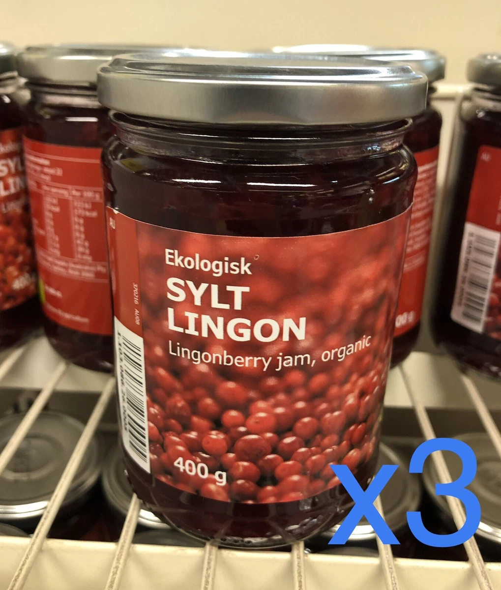 3 x IKEA SYLT LINGON Lingonberry jam, organic | eBay