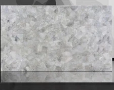 Rectangle Resin Coffee Table Top Smoky Quartz Indoor Table for Restaurant Decor