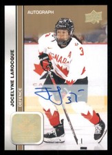2023-24 Upper Deck Team Canada Juniors Signatures #44 Jocelyne Larocque WWC C