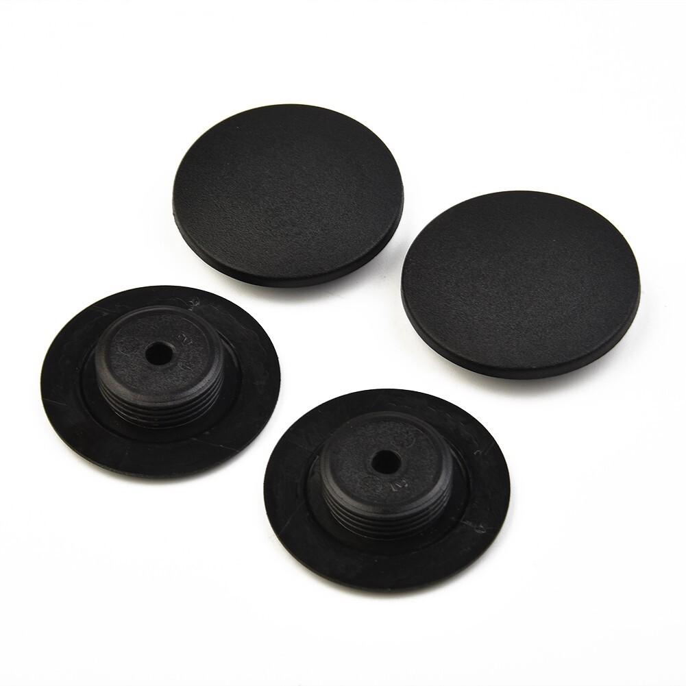 Durable Car Floor Mat Fasteners Parts Plastic 2Pcs Black Fitting Clips