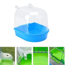 Classic Caged Bird Bath Aviary Birds Budgie Finches Canaries Shower Pet Feed