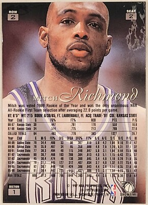 1996-97 Flair Showcase Basketball Row 2 - Pick Your Card