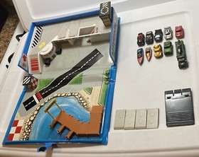 Micro Machines Galoob Vintage 80's Airport/Marina With 11 Vehicles