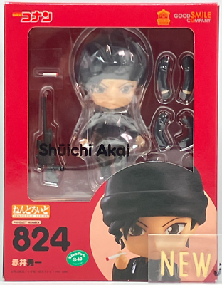 Shuichi Akai Nendoroid 824 Detective Conan Action Figure Good
