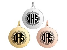 Monogram Name, Keyring Charms, Necklace Charms, Jewelry Charms, Gift for mom