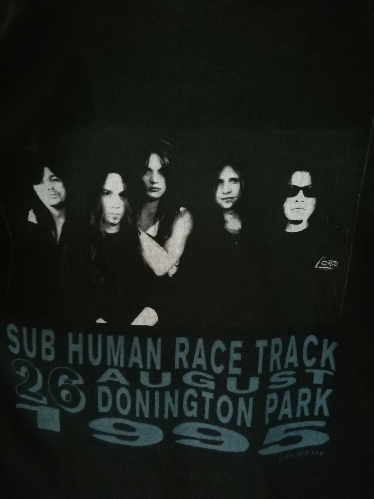 T shirt vintage Rock tour fila pattino