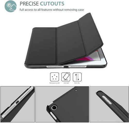Funda para Apple iPad 9th 2021 Gen 10.2 pulgadas 8ta/7th Gen 8th/7th Gen auto despertar/dormir - Imagen 4 de 12