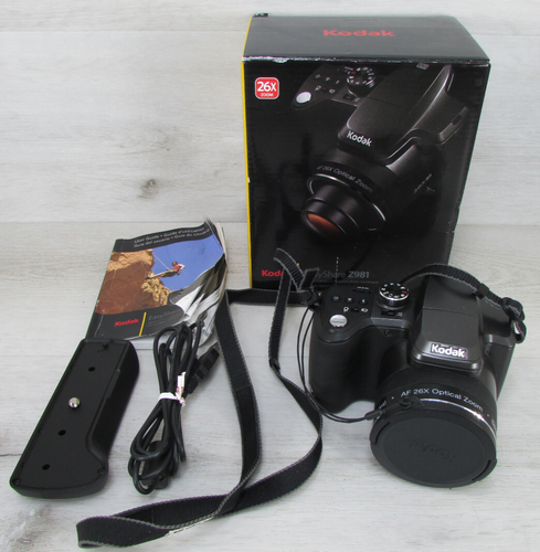 Kodak EasyShare Z981 14,0-MP-Digitalkamera – schwarz nur für Ersatzteile