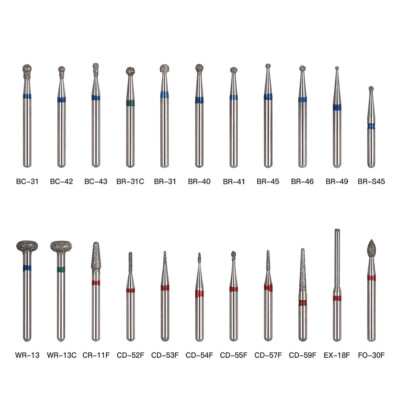 FG Drill Kit For High Speed Handpiece Dental Diamond Bur Kit - FG - Foto 10