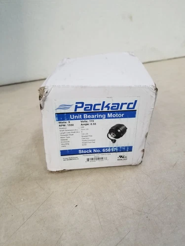 Packard 65017 Shaded Pole Aluminum Unit Bearing Fan Motor (115V, 1550 RPM)