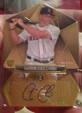 2014 Topps Supreme Stylings Autographs Sepia #SS-GC Garin Cecchini Auto /35 b3