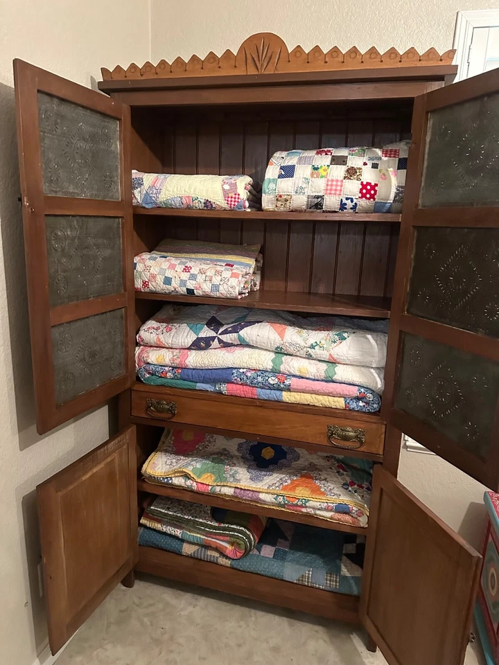 古董高馅饼保险箱厨房橱柜柜架 - 阅读历史!! — 第 4/4 张图片