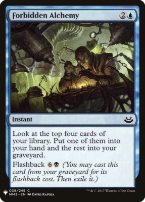Forbidden Alchemy ~ Near Mint Mystery Booster MTG Magic UltimateMTG Blue Card