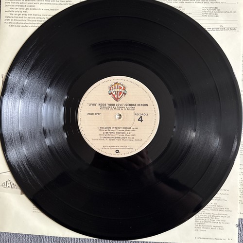 George Benson - Living’ Inside Your Love: 12” Double Vinyl LP (1979). - Picture 8 of 8