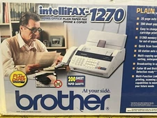 Brother IntelliFAX 1270 Fax Phone & Copier Machine - Untested