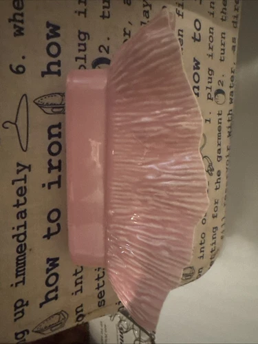 vintage hull pottery planters Pink