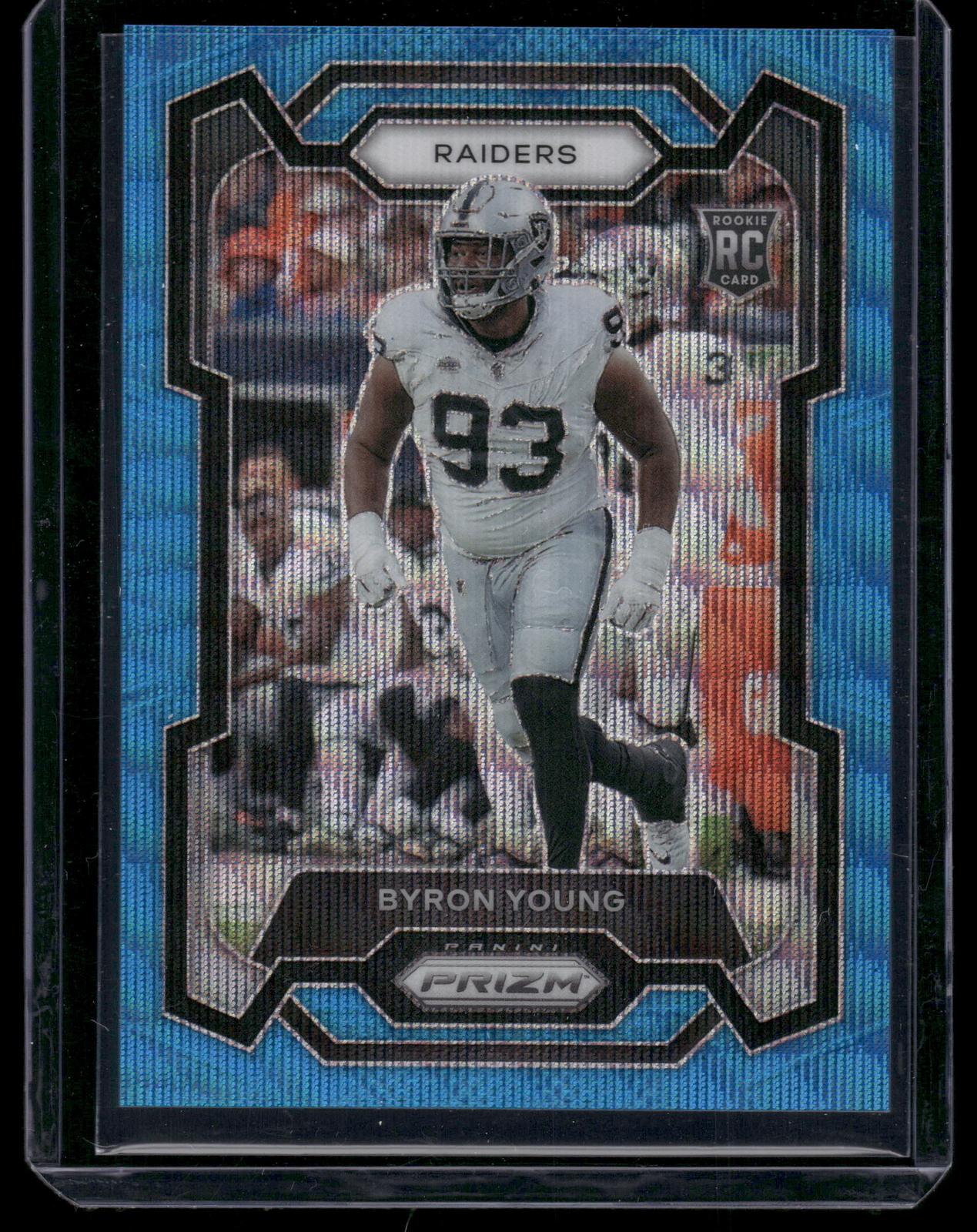 2023 Panini Prizm #355 Byron Young Blue Wave #/199