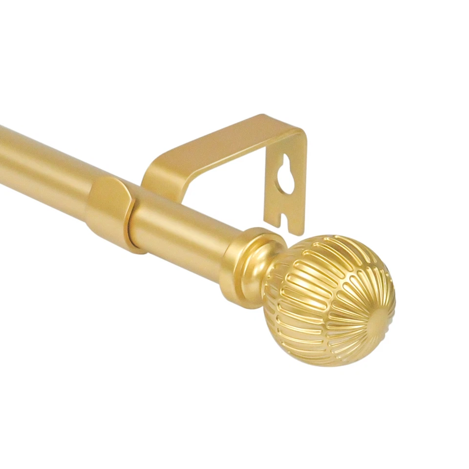 5/8 Inch Adjustable Curtain Rods for Windows 28 to 120 Inches with Volle Finials - Image 3 of 4