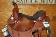 14" GW CRATE SADDLE MADE IN BRYANT ALABAMA