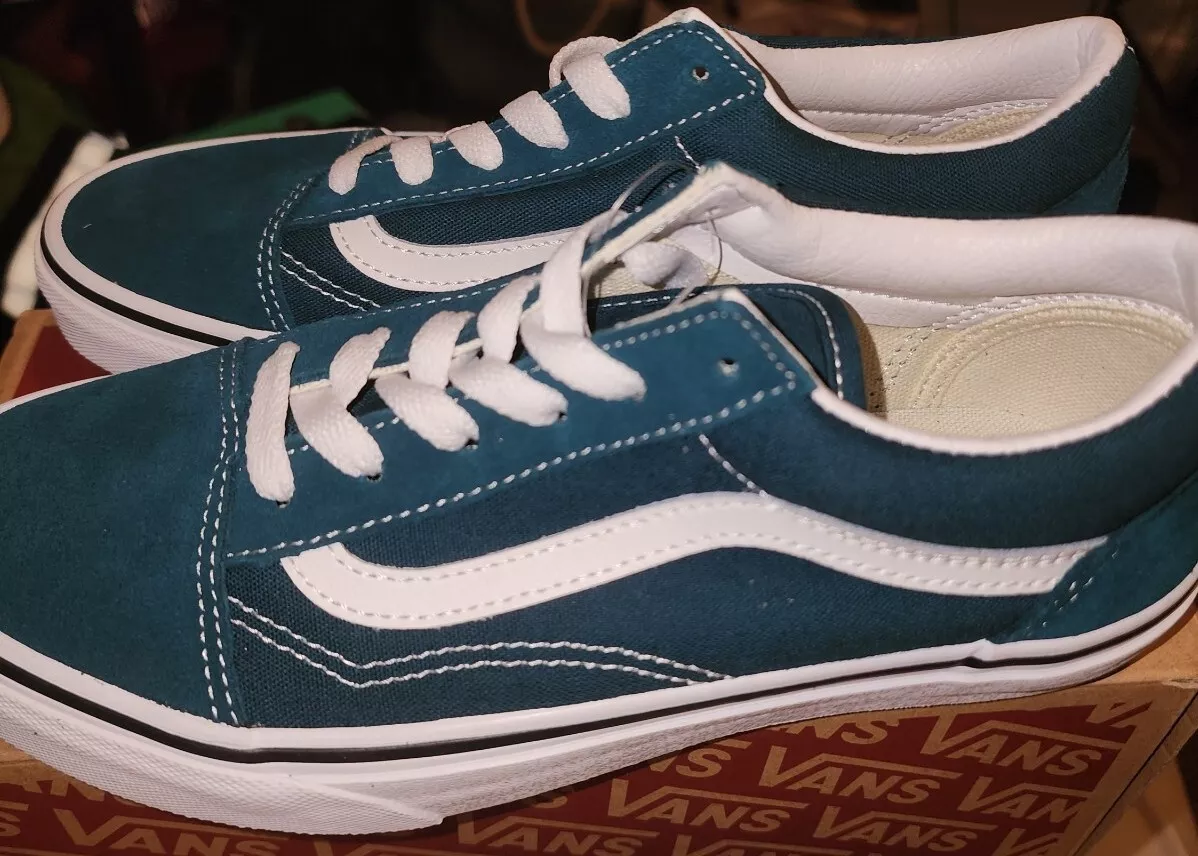 Teal colored vans 2025