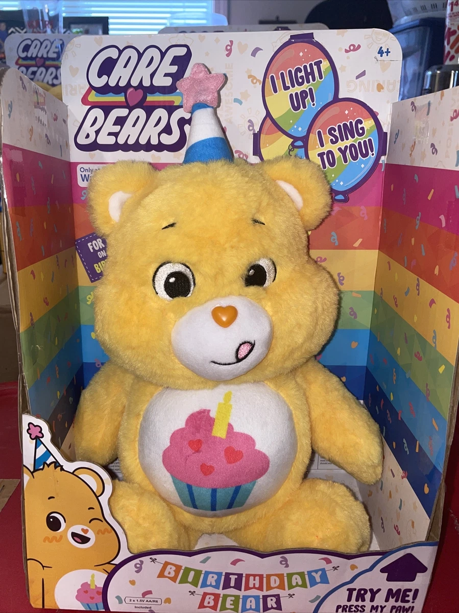 Care Bears Birthday Bear Lights Up and Sings NEW 2021 Walmart Exclusive  Plush