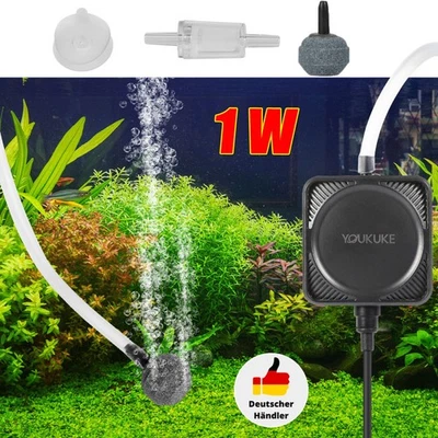 YOUKUKE Mini Air Pump Sauerstoffpumpe Teichpumpe Luftpump Belüftungspumpe Aquariumpumpe