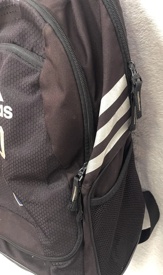 Mochila Adidas Stadium negra (con logotipo de equipo) bolsa de fútbol Spots Foto 4 de 4