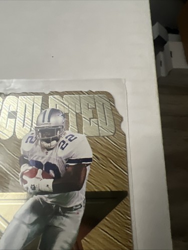 Carta promozionale classica 1996 Emmit Smith "Scolpita". Nuovo con scatola - Foto 5 di 7