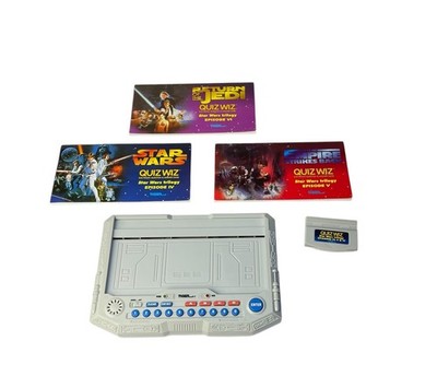 Vintage Star Wars Trilogy Tiger Electronics Quiz Wiz Trivia Electronic Game 1997