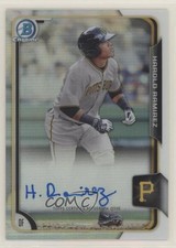 2015 Bowman Chrome Prospects Refractor 407/499 Harold Ramirez #BCAP-HR Auto gn7