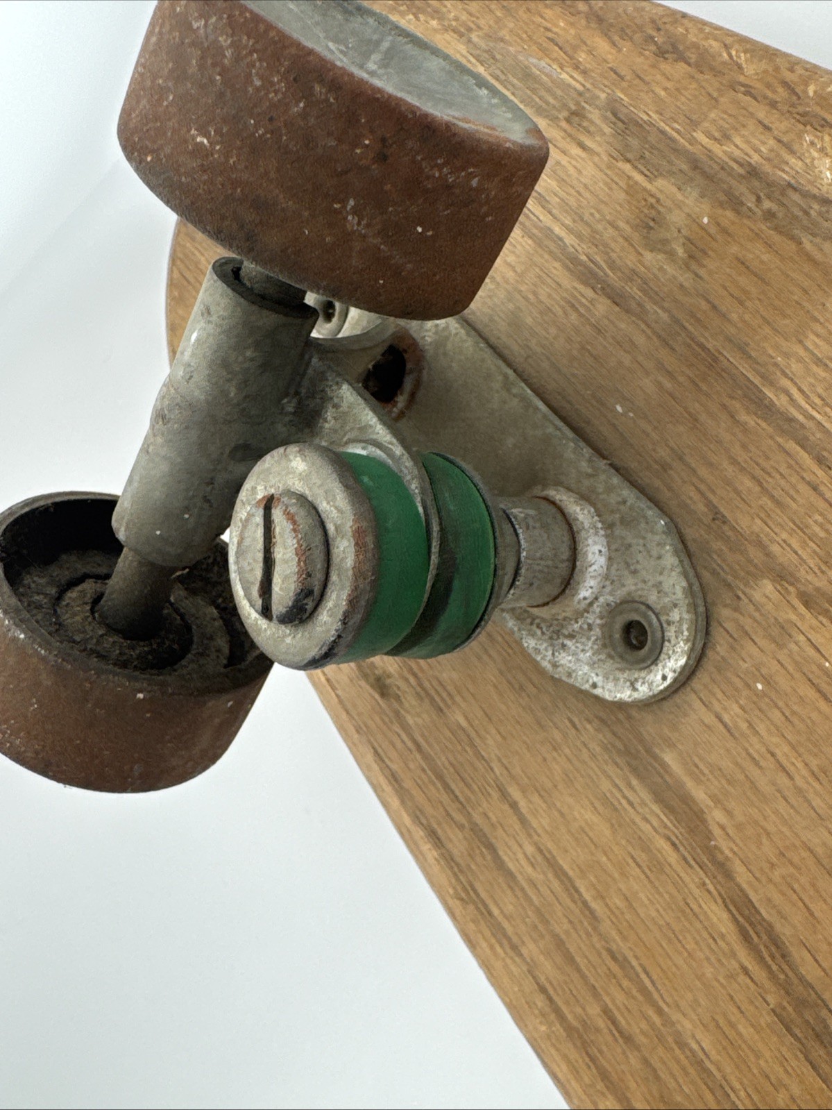 VTG ZIPEES Sidewalk Surfboard 60s Skateboard Manning Mfg Chicago Wood Deck M-444