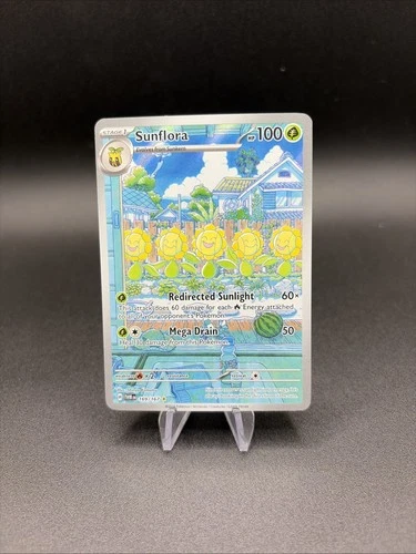 Pokémon Twilight Masquerade Illustration Rare Sunflora #169