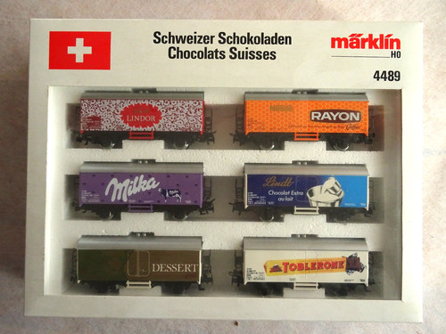 Märklin Zugpackung H0 4489 Schweizer Schokolade neu und in OVP | Zustand: Neu