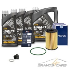 MEYLE &Ouml;LFILTER + 8l 5W-30 MOTOR&Ouml;L F&Uuml;R AUDI A4 A6 A7 A8 Q5 Q7 VW TOUAREG 3.0 TDI