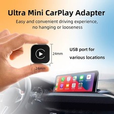 Wireless CarPlay Android Auto Adapter 2in1 Smart Box Dongle USB Plug Play WiFi