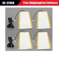 12V Universal Carbon Fiber Car Heated Seat Heater Kit with Round Switch