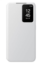 NEW Samsung Galaxy 24 White S-View Wallet Phone Case W/ Smart Small Screen View