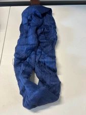 Large Hank Peruvian #0 SOFT Alpaca Wool Yarn Mix 15.3oz 434gr 1053 Deep Blue C