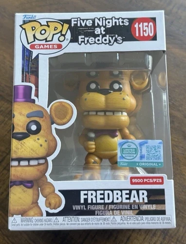 Funko Pop Five Nights at Freddy's Fredbear #1150 EE Exclusive LE 9500 IN HAND