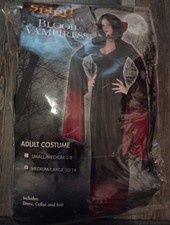 Blood Vampiress Adult Medium/Large Costume Dress-Up Women  s Vampire Sz 10-14