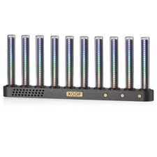 RGB LED Sound Level Meter MIC Pick-up Visual Audio Display for Music & Events