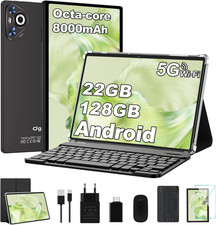 Tablette tactile Android 14 10 pouces WiFi 5G Octa Core 22Go RAM 128Go