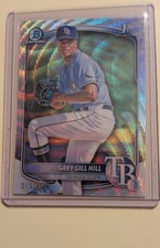 2025 Bowman - Chrome Prospects Gary Gill Hill #BCP-55 Wave Refractor /350 (RC)