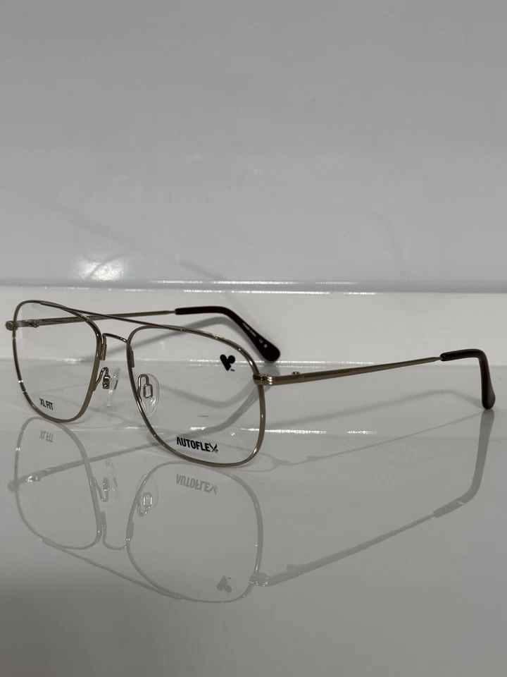 NUEVO EN CAJA Gafas Flexon Black B2001 001 Negro Titanio Metal 56 mm Foto 3 de 4