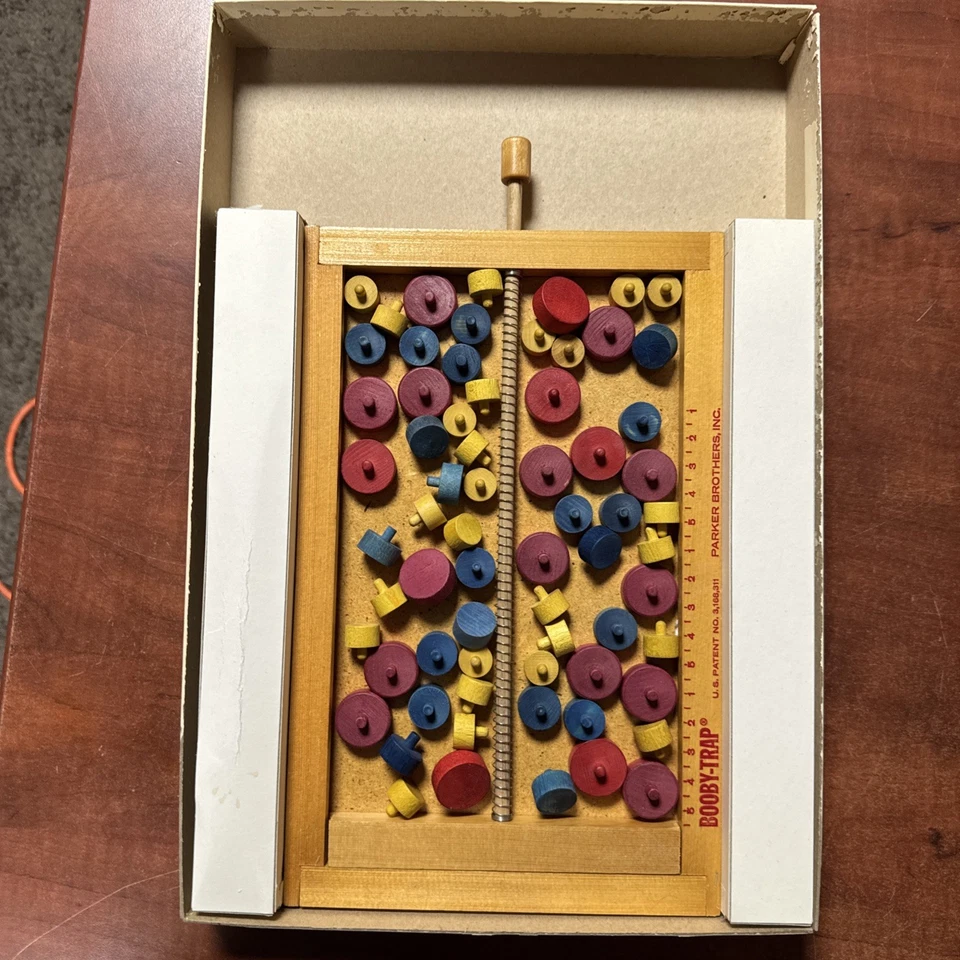 Vintage 1965 Booby Trap Game Parker Brothers in Original Box Complete - Image 2 of 4