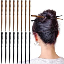 16 PCS Wooden Hair Sticks Shape Hair Chopsticks, Vintage Elegant Hair Chopsti...