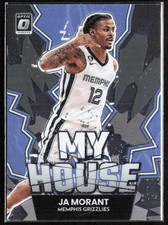 2022-23 Panini Donruss Optic JA MORANT My House Card #18 Memphis Grizzlies