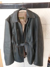 Lederjacke ,Polizeiuniform Herren Gr.L,dunkelgrün,Marke Alpenwelt