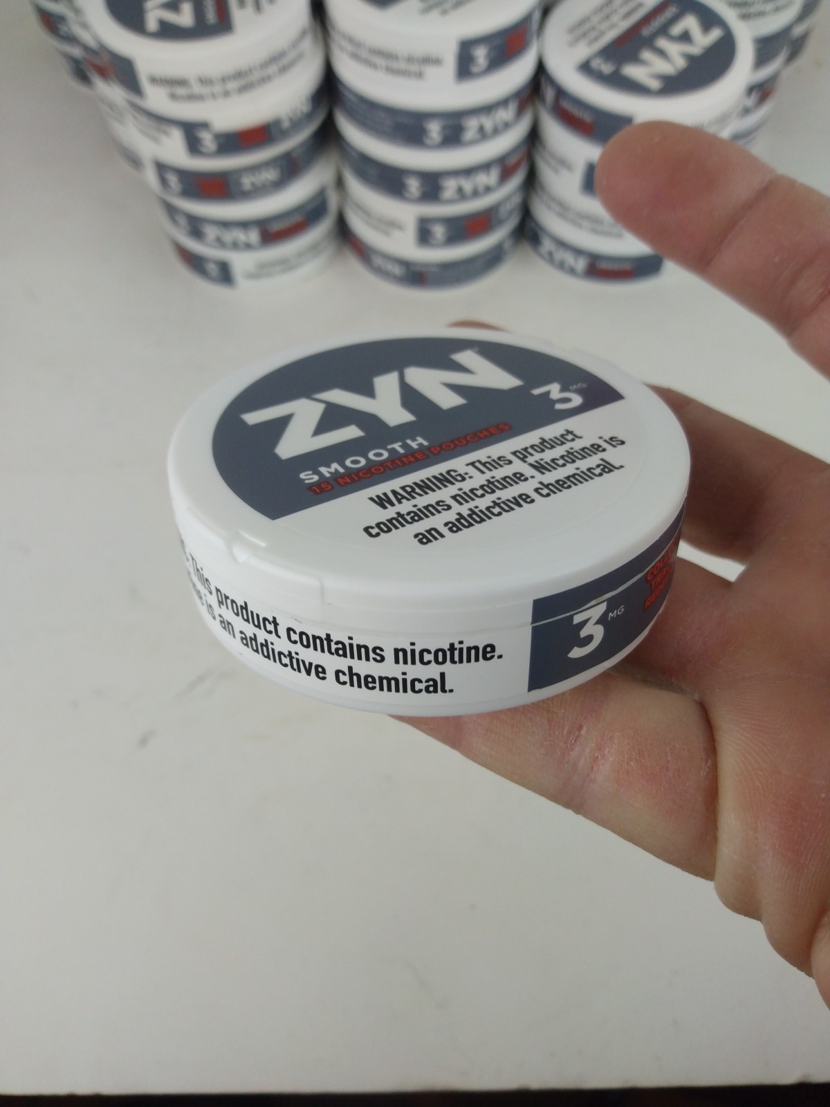 60 Empty Zyn Cans With UNUSED Rewards Code Labels Lot Of Zyn Codes 